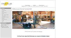 Desktop Screenshot of caviezelag.ch